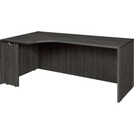 Regency Legacy 71" Left Corner Credenza Shell, Ash Grey