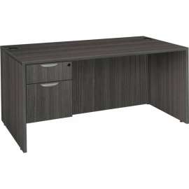 Regency Legacy 60" Single Pedestal Desk, Ash Grey