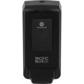 Pacific Blue Ultra Wall-Mounted Manual Dispenser For Foaming Hand Soap & Hand Sanitizer, Black