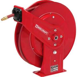 Reelcraft 7670 OLP 3/8"x70' 300 PSI Heavy Duty Spring Retractable Low Pressure Hose Reel