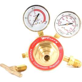 Industrial Pro 100659 Victor Style CGA-510 Acetylene Regulator, 450 Series
