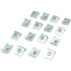 Global Industrial Replacement Shelf Clip for Cabinets, 16 Per Bag
