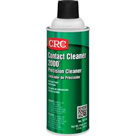 CRC Contact Cleaner 2000 Precision Cleaner, 13 Wt Oz, Aerosol, HFC, Clear Colorless