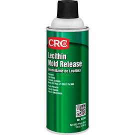 CRC Lecithin Mold Release, 12 Wt Oz, Aerosol, Lecithin, Clear Oily Colorless