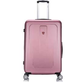 DUKAP Crypto Lightweight Hardside Luggage Spinner 28" - Rose Gold