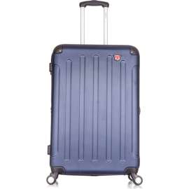 DUKAP Intely Hardside Luggage Spinner 28" with Integrated Digital Weight Scale - Blue