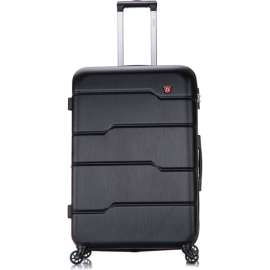 DUKAP Rodez Lightweight Hardside Luggage Spinner 28" - Black