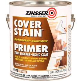 Zinsser High Hide Cover-Stain Primer, Gallon Can - 3551