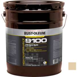 Rust-Oleum 9100 System 340 VOC DTM Epoxy Mastic, Dunes Tan 5 Gallon Pail - 9171300