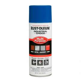 Rust-Oleum Industrial 1600 System General Purpose Enamel Aerosol, True Blue, 12 oz. - 1626830V