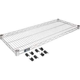Nexel S1442C Chrome Wire Shelf 42"W x 14"D