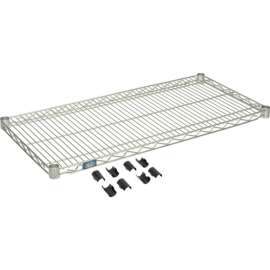 Nexel S1836Z Poly-Z-Brite Wire Shelf 36"W x 18"D