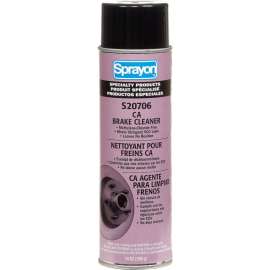 Sprayon S20706 CA Brake Cleaner, 20 oz. Aerosol Can - S20706000