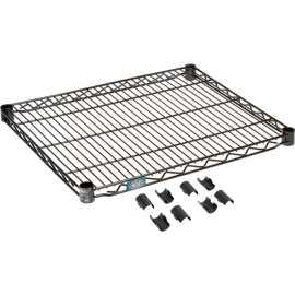 Nexel S2130B Black Epoxy Wire Shelf 30"W x 21"D