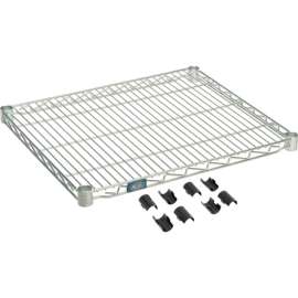 Nexel S2130Z Poly-Z-Brite Wire Shelf 30"W x 21"D