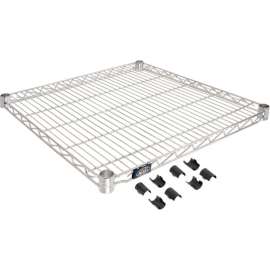 Nexel S2424C Chrome Wire Shelf 24"W x 24"D