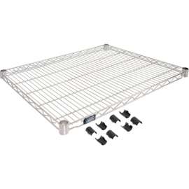 Nexel S2430C Chrome Wire Shelf 30"W x 24"D