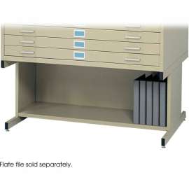 Open Base for 5-Drawer Steel Flat Files - 20H - Fits 40-3/8 x 29-3/8 x 16-1/2 Files - Tropic