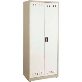 Safco Steel Storage Cabinet, 30"Wx18"Dx 2"H, Tan, Assembled