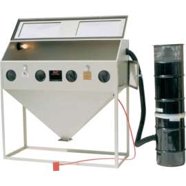 ALC 40413L Top & Side Open Blast Cabinet W/ Dust Collector, Steel