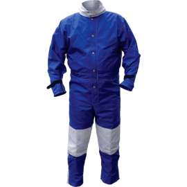ALC 41426 Nylon Blast Suit Blue XXXXL, Nylon/Cotton