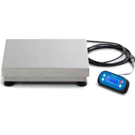 Brecknell 6720U Point of Sale Digital Scale 30lb x 0.01lb with External Display, 12" x 14" Platform