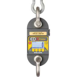 Dillon EDX-10T - EDXtreme Dynamometer with Backlight & Shackles, 25,000 lb x 20/5 lb