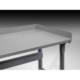 Side & Back Rail Kit, 96"W x 30"D, Gray