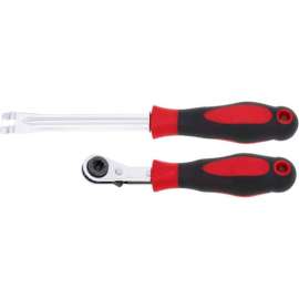American Forge & Foundry Slack Adjuster Release Tool and 5/16" Wrench, Thermoplastic Rubber Handle
