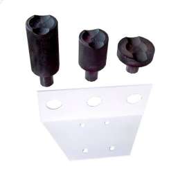 American Forge & Foundry Three-Piece Truck Axel Jack Extension Kit w/Holder, 3/4",2-3/4",4"