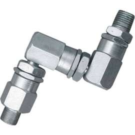 American Forge & Foundry Z Swivel, 360 Degree, 1/4" NPT(M) X 1/4" NPT(M), Heavy Duty, Steel