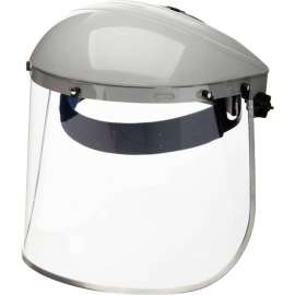 Sellstrom S30110 301 Series Ratcheting Faceshield, Aluminum Bound Window