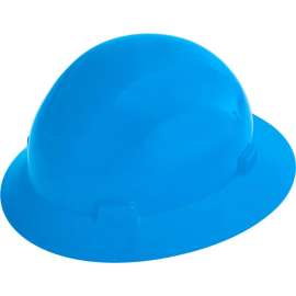 Jackson Safety Advantage Full Brim Hard Hat, Non-Vented, 4-Pt. Ratchet Suspension, Blue