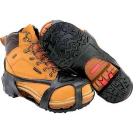 Due North Heavy Duty Industrial Footwear Traction Aid with 14 Tungsten Carbide Spikes, Small