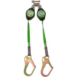 PeakWorks SRL-54854-7-5LE Dual Self-Retracting Device 7-1/2'L, Dyneema Webbing, Twin Leg, LE Class A