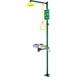 Speakman Optimus Combination Emergency Shower & Eye/Face Wash W/Stainless Steel Bowl SE-1250