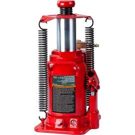 Shinn Fu America Hydraulic Air Actuated Bottle Jack, 20 Ton