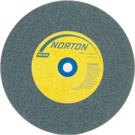 Norton 66252836571 Gemini Bench and Pedestal Wheel 6" x 1/2" x 1" 60 Grit Silicon Carbide