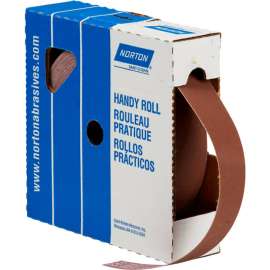 NORTON Metalite 26288 Utility Cloth Roll, 80-Grit, Cloth Backing, Aluminum Oxide