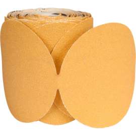 Norton 66261183810 Paper PSA Disc Roll 5" Dia. P180 Grit Aluminum Oxide 100 Disc Per Roll