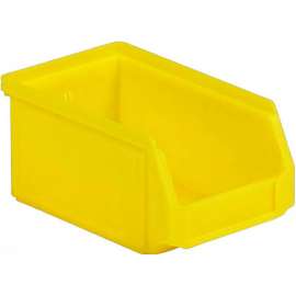 SSI Schaefer  LF060503.YL1 - 5 x 6 x 3 LF Hopper Front Plastic Stacking Bin, Yellow,