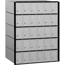 Aluminum Mailbox 2230 - 23-1/2"W x 15-1/2"D x 30"H, 30 Doors, Standard System