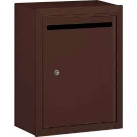 Letter Box 2240ZP - 15"W x 7-1/2"D x 19"H Standard, Surface Mounted, Bronze, Private Access