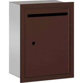 Letter Box 2245ZU - 15"W x 6-3/4"D x 19"H Standard, Recessed Mounted, Bronze, USPS Access