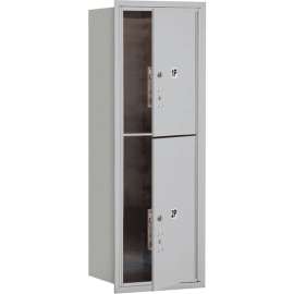 4C Horizontal Mailbox, 41"H, Single, Parcel Box, 1 PL5/1 PL6, Front Load, Aluminum, USPS