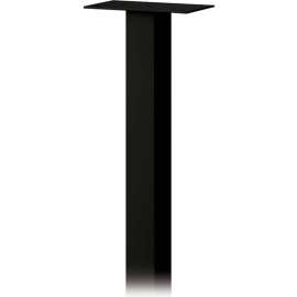 Standard Pedestal 4385BLK - In-Ground Mounted, for Roadside Mailbox, Package Drop, Black