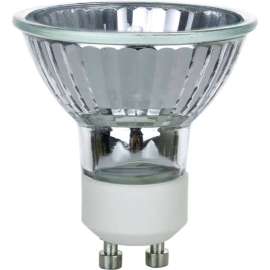 Sunlite 03233-SU 50MR16/CG/GU10/FL/120V 50W MR16 Mini Reflector Halogen Bulb, GU10 Base