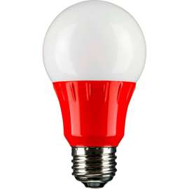 Sunlite 80148-SU A19/3W/R/LED/CD1 3W LED Bulb, Medium Base