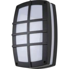 Sunlite LED Bulkhead Outdoor Light Fixture, 12W, 650 Lumens, 80 CRI, Black