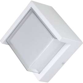 Sunlite LED Square Wall Sconce Light Fixture w/ Canopy, 12W, 850 Lumens, 90 CRI, White